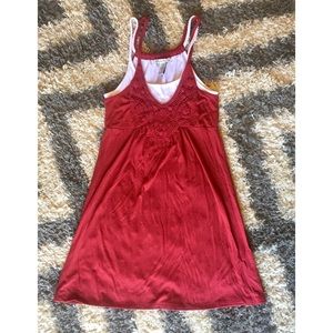 🔥American Rag Crochet Red Tank Top Tunic